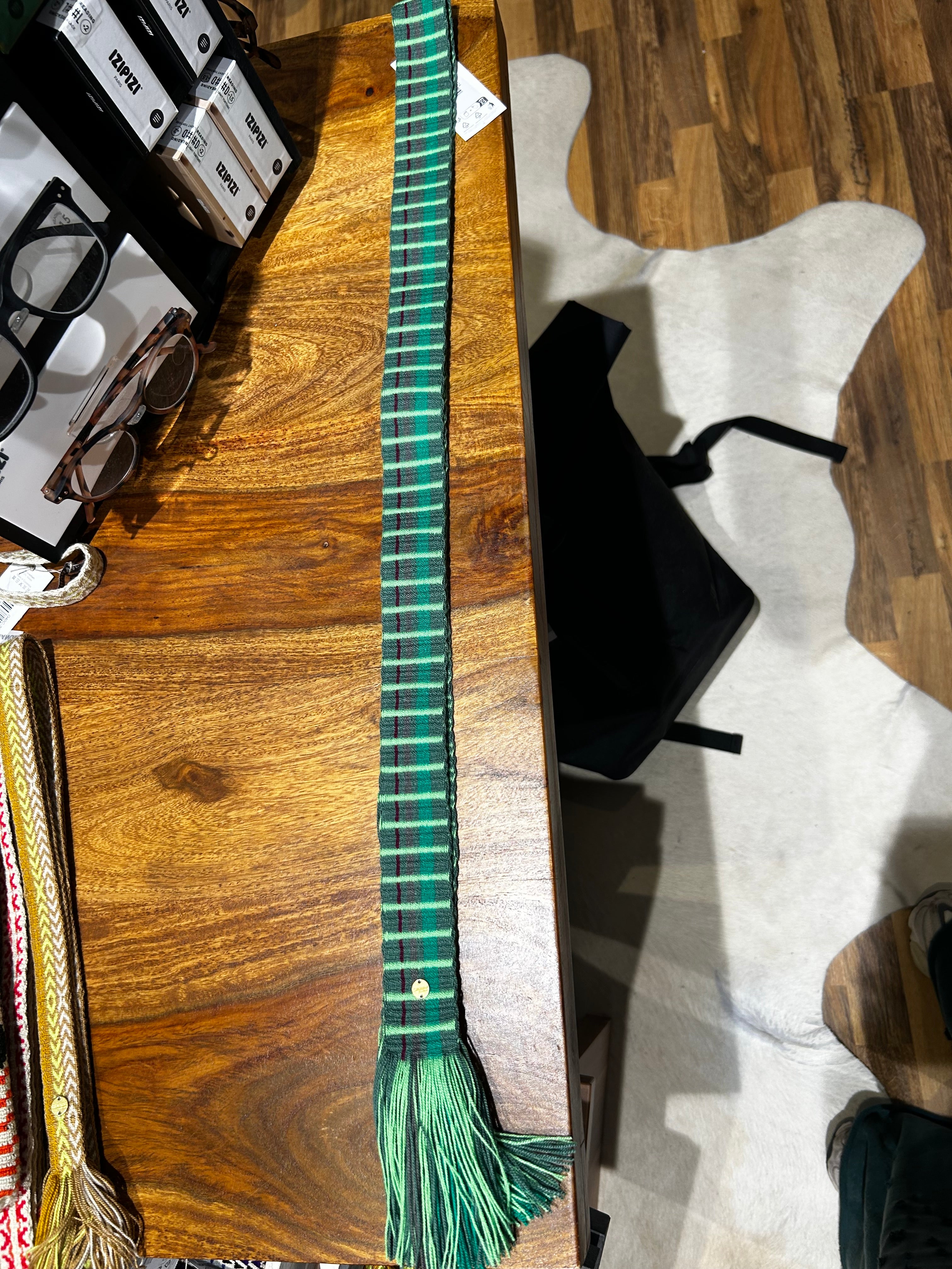 Guanabana Gürtel zum Knoten (breit) grün