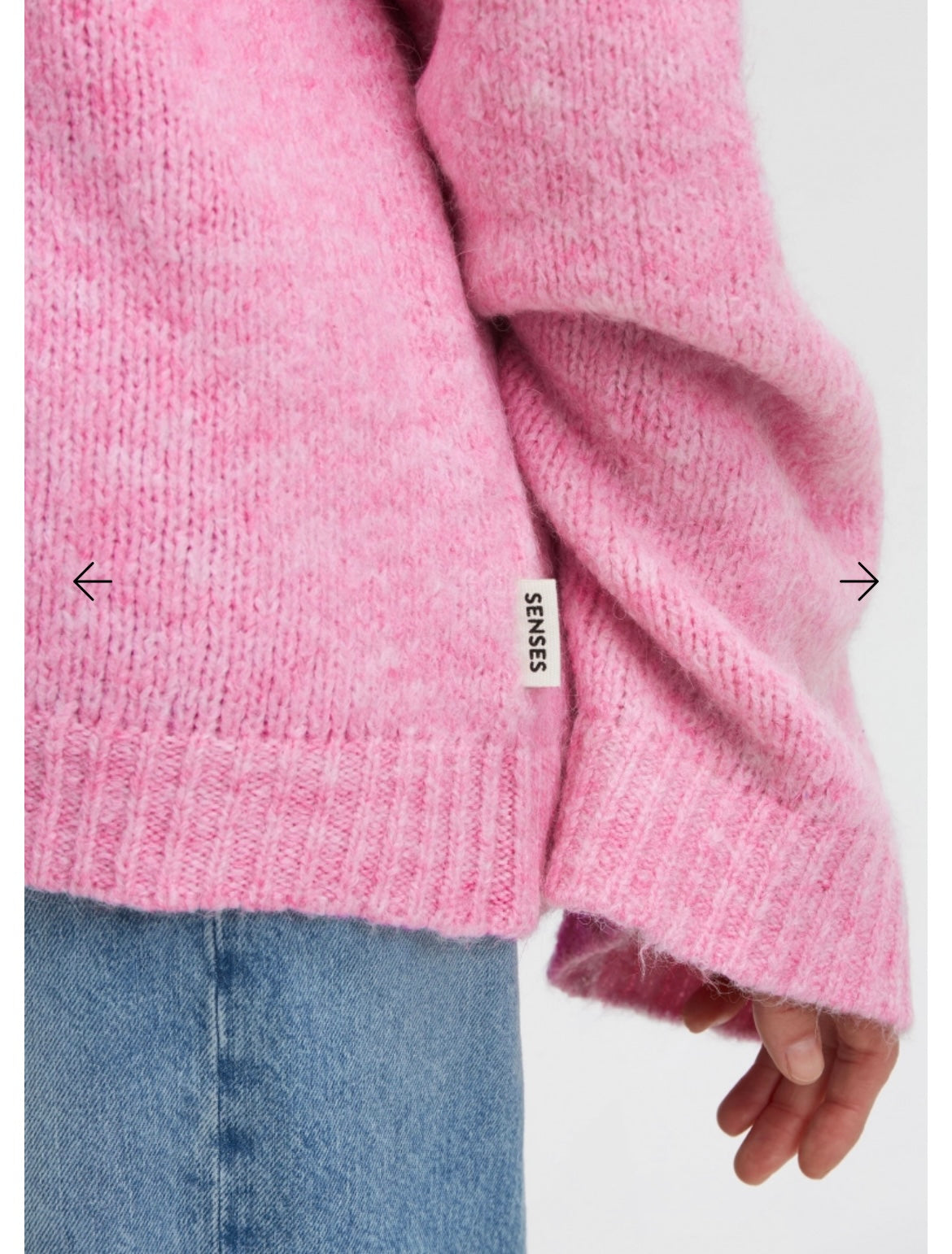 Senses The Label Pullover KO:BE pink meliert
