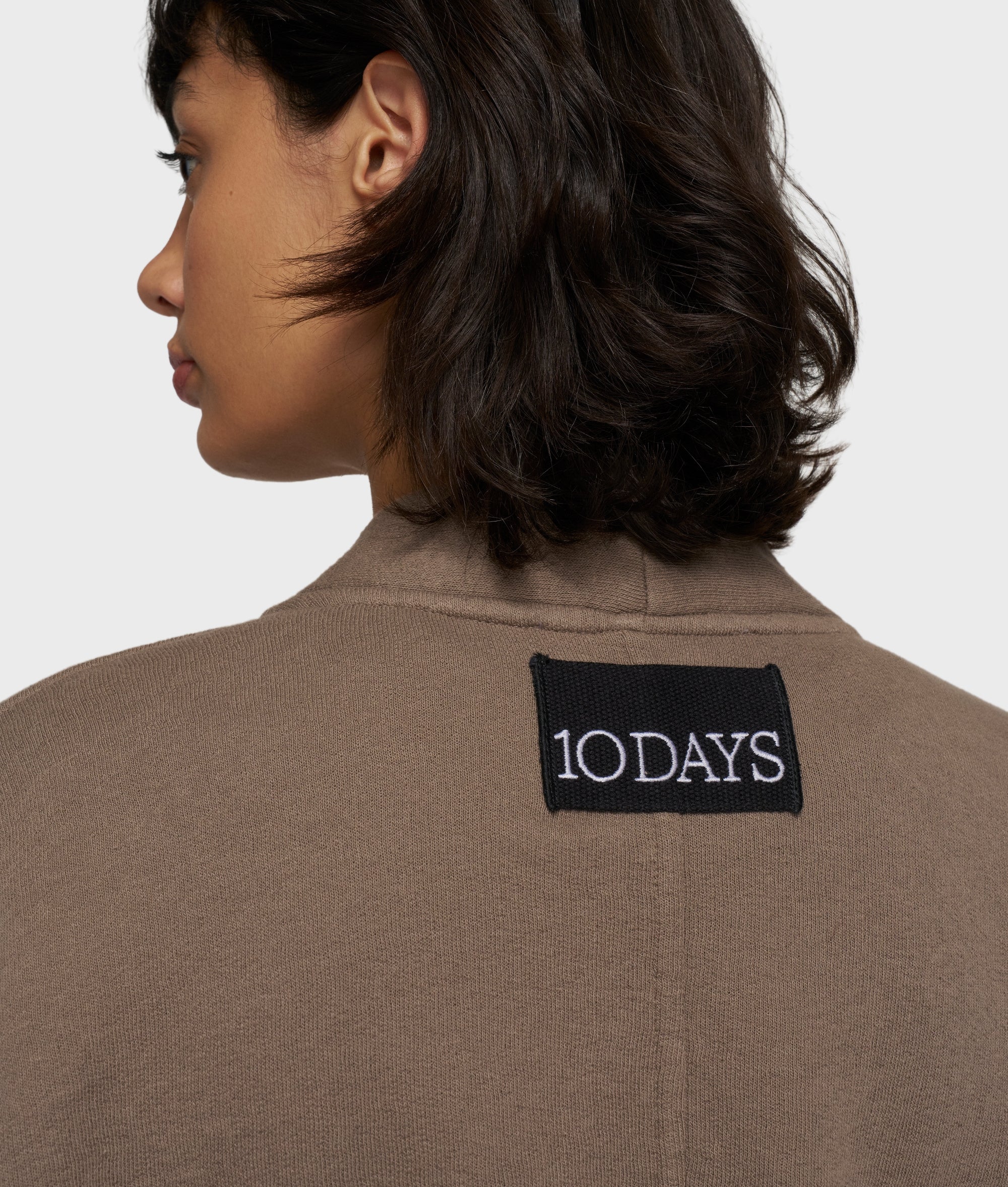 10 DAYS Baseball Cardigan Fleece Moonrock