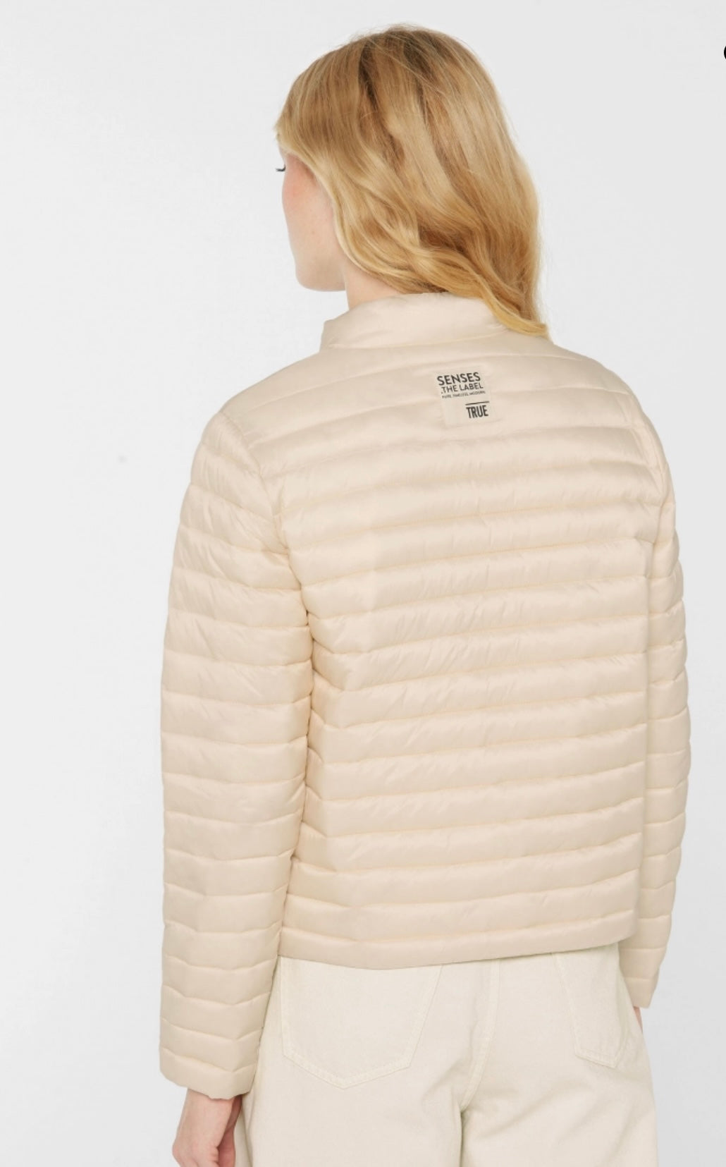 SENSES The Label Leichte Steppjacke OVI:NE mit aufgesetzten Klappentaschen raw cotton
