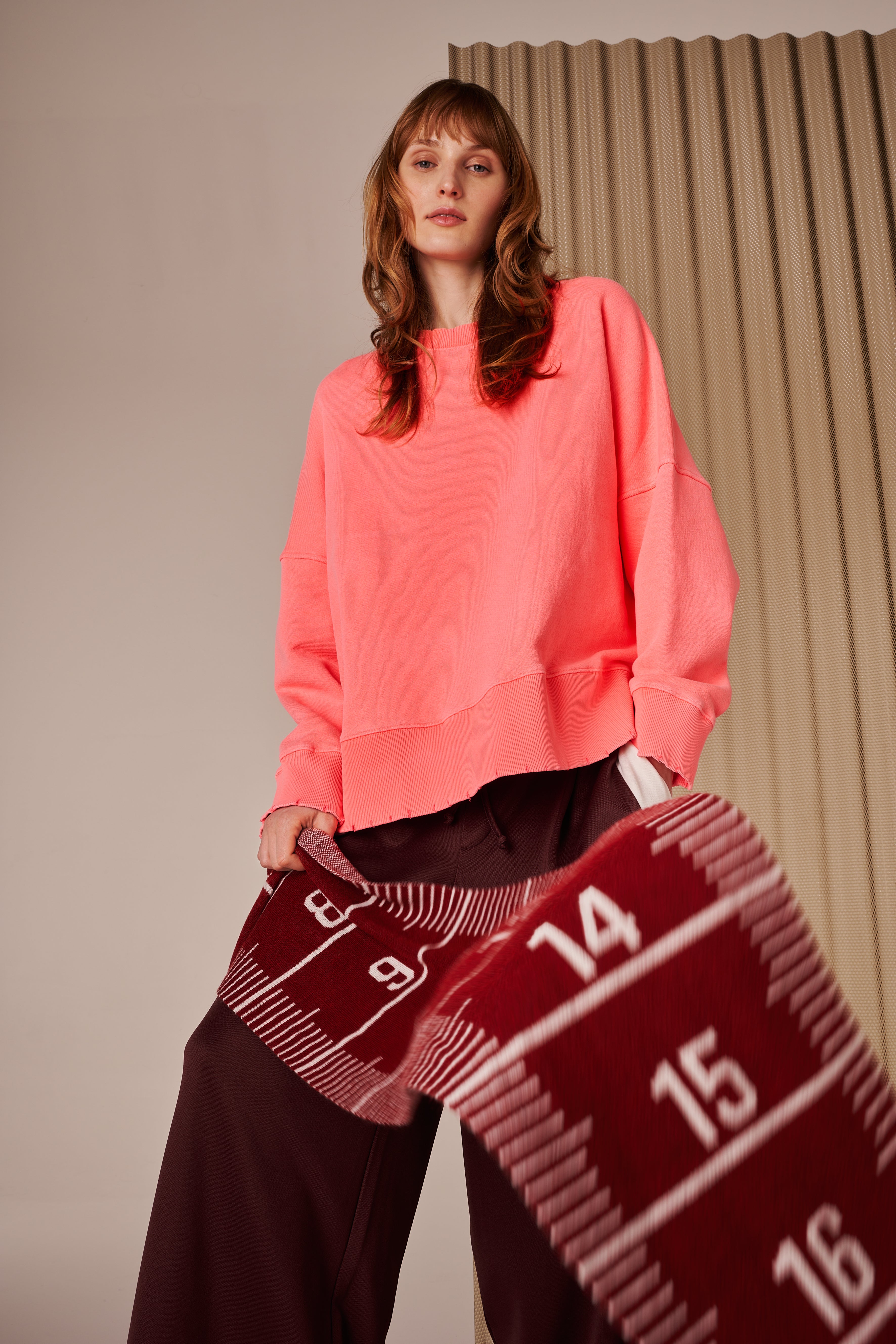 Liv Bergen Distressed Sweatshirt